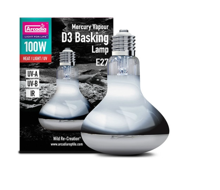 Arcadia Mercury Vapour D3 Basking Lamp