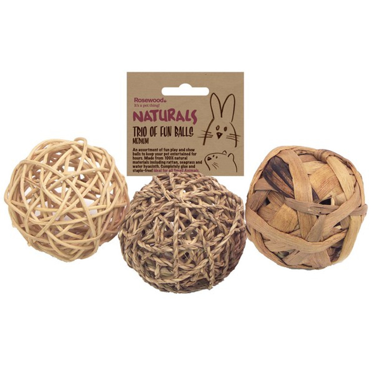 Rosewood Trio Of Fun Balls Medium