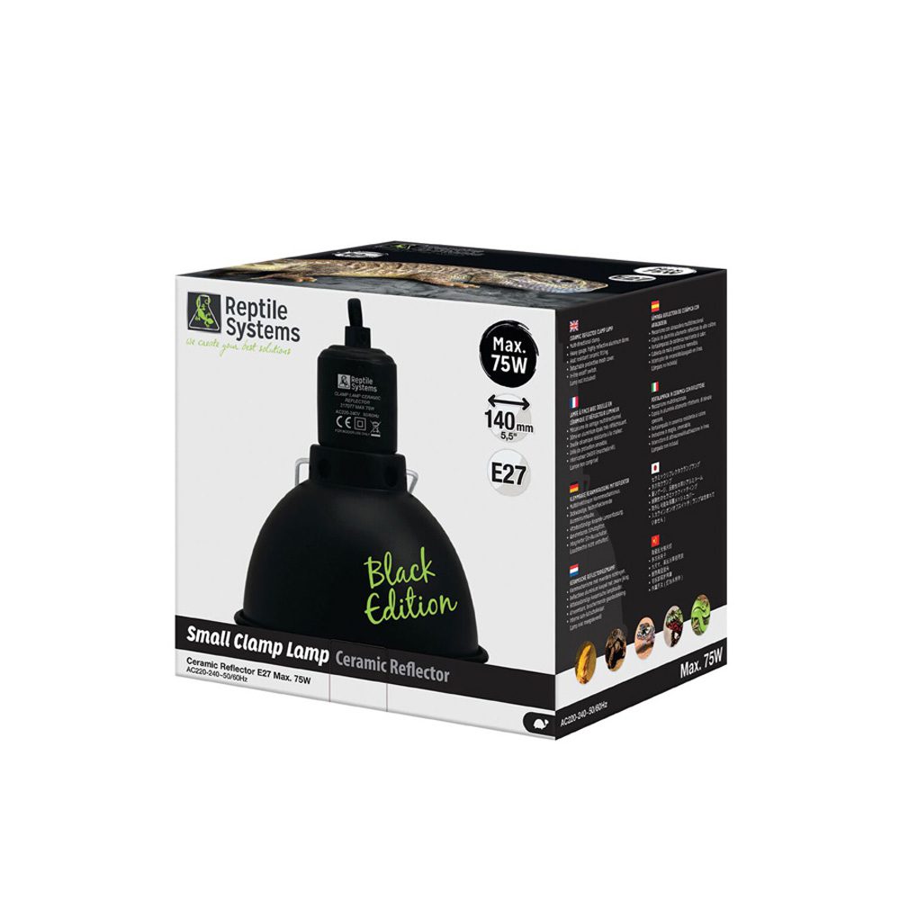 Reptile Systems Clamp Lamp Black Edition