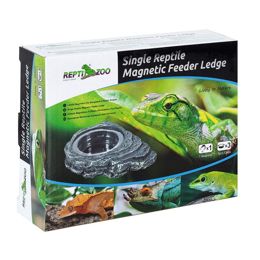 Repti Zoo Magnetic Arboreal Feeder Rock 12x8cm