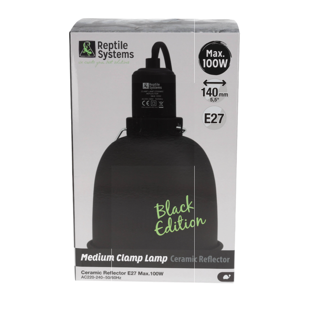 Reptile Systems Clamp Lamp Black Edition